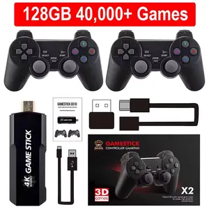 Retro Video Game Console 4K HD Output Game Stick Emuelec 4.3 + 40 Simulators Games console stick