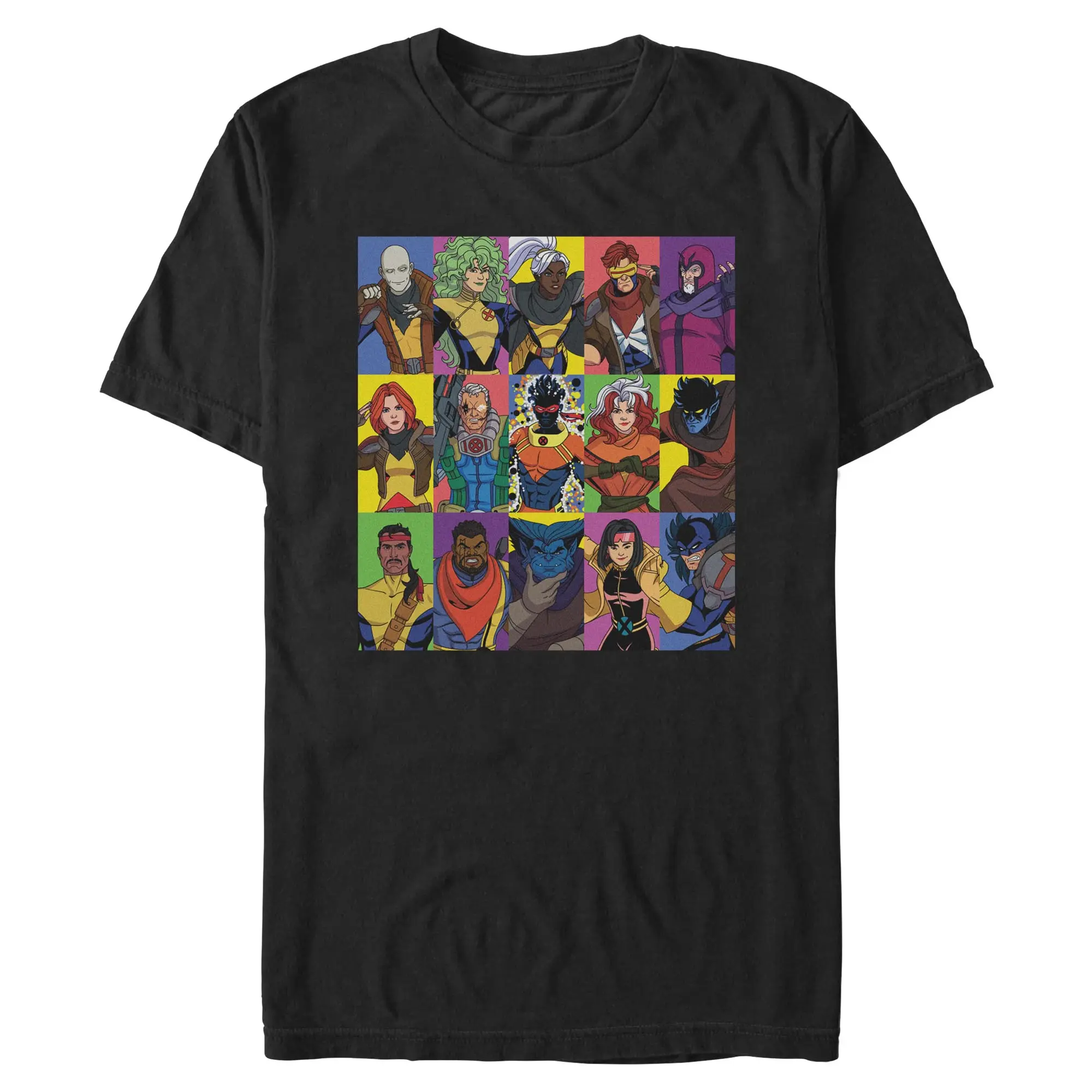 Mens Marvel: X-Men '97 Cool Assemble Portraits T Shirt