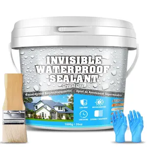 Sealant - 35oz Water-Based Transparent  Coating, Invisible Water Proof Agent Indoor & Outdoor, Anti-Leakage Water Sealant for Roofs, Walls, Bathroom, Kitchen, Terraces, Garden