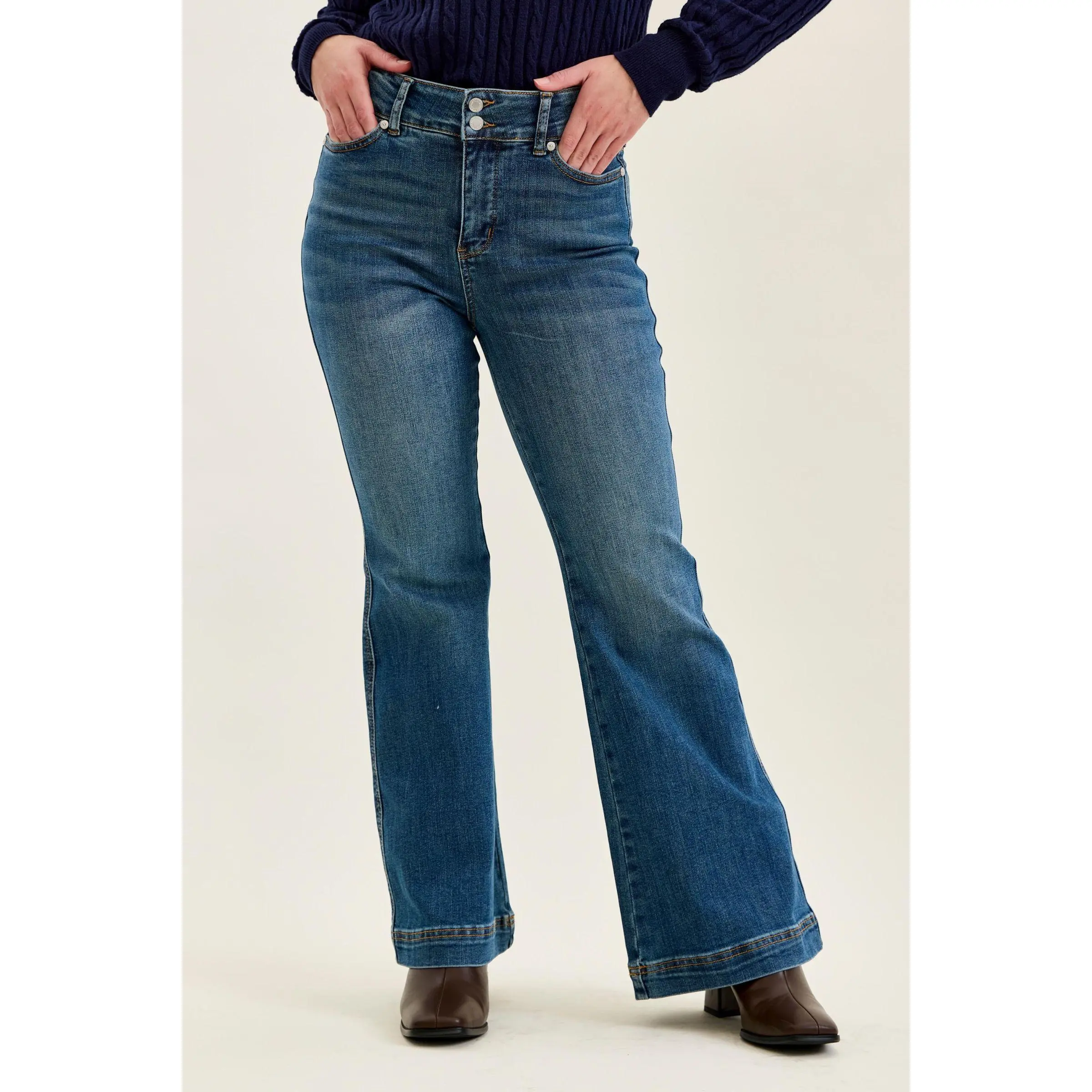 High Rise Petite Flare