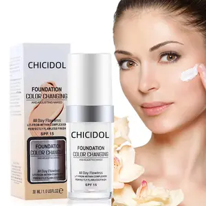 CHICIDOL Foundation Magic Color Changing Foundation Liquid Soft Matte Long Lasting Hydrating Makeup Base maquiagem Foundation Magic Color Changing Foundation Liquid Soft Matte Long Lasting Hydrating Makeup Base maquiagem