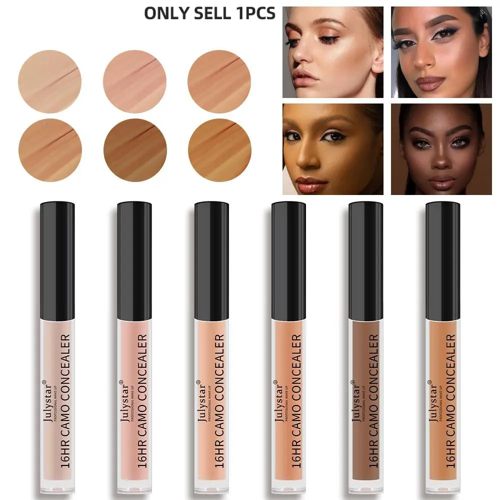 Matte Liquid Concealer for Acne Scars and Dark Circles, Long-Lasting and Waterproof, Full Coverage Oil-Control Facial Coverage
