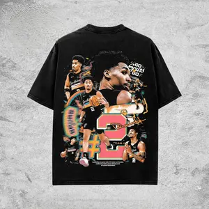 [ 100% Cotton] Vintage Dylan Harper Graphic Tee For Spurs Nation. DH 2 Spurs Basketball Streetwear Shirt, Oversized Unisex Fan Tee Gift for Men & Women