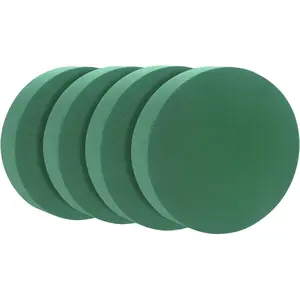 8'' Large Round Floral ,Florist Green Blocks Supplies for Flower Arrangement Decorations DIY Craft,Pack of 4