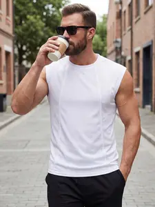 Men's Sleeveless Fitness Tank Top, Quick-Dry Mesh Breathable Sports Shirt, Ideal for Workouts, Comfortable and Lightweight Design