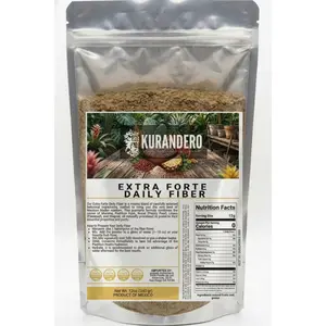 KURANDERO Extra Forte Daily Fiber - Natural Digestive Support with Nopal Moringa & Psyllium Husk - Vegan Sugar-Free Gut Health Powder 12oz Mexican Herbal Wisdom - Healthcare