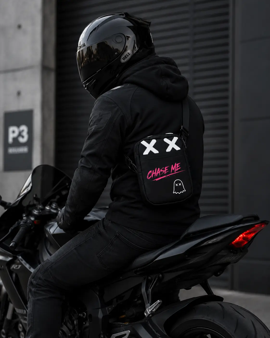 Phantom “Chase Me” Crossbody Bag