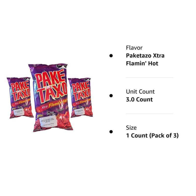 Paketaxo Xtra Flamin' Hot 3 Pack
