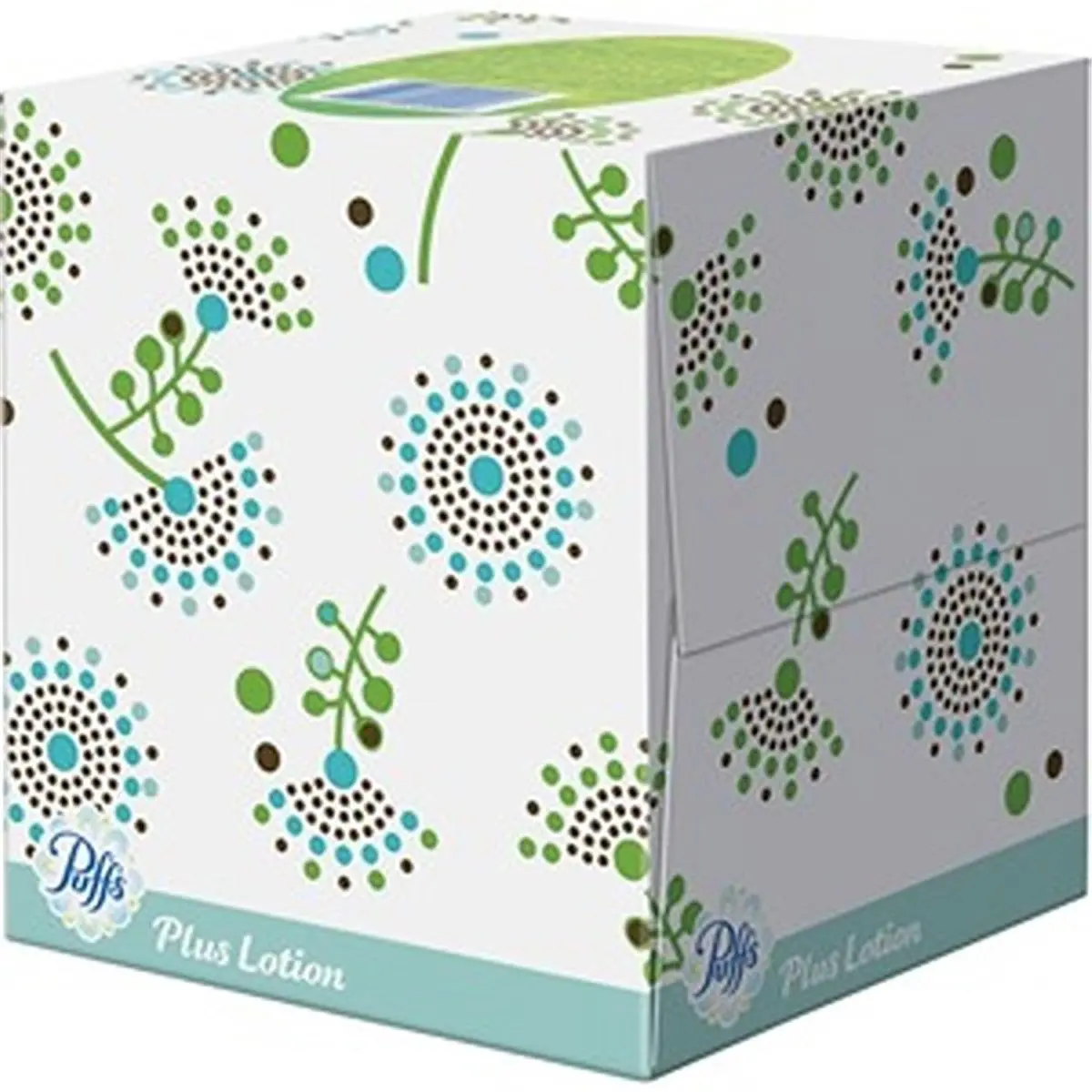 212 MAIN Puffs Plus 4-Cube Decorative Box Handheld Soft Thick Tissues, Lotion-Infused Disposable Face Towelettes, Multi-Use Household Napkins
