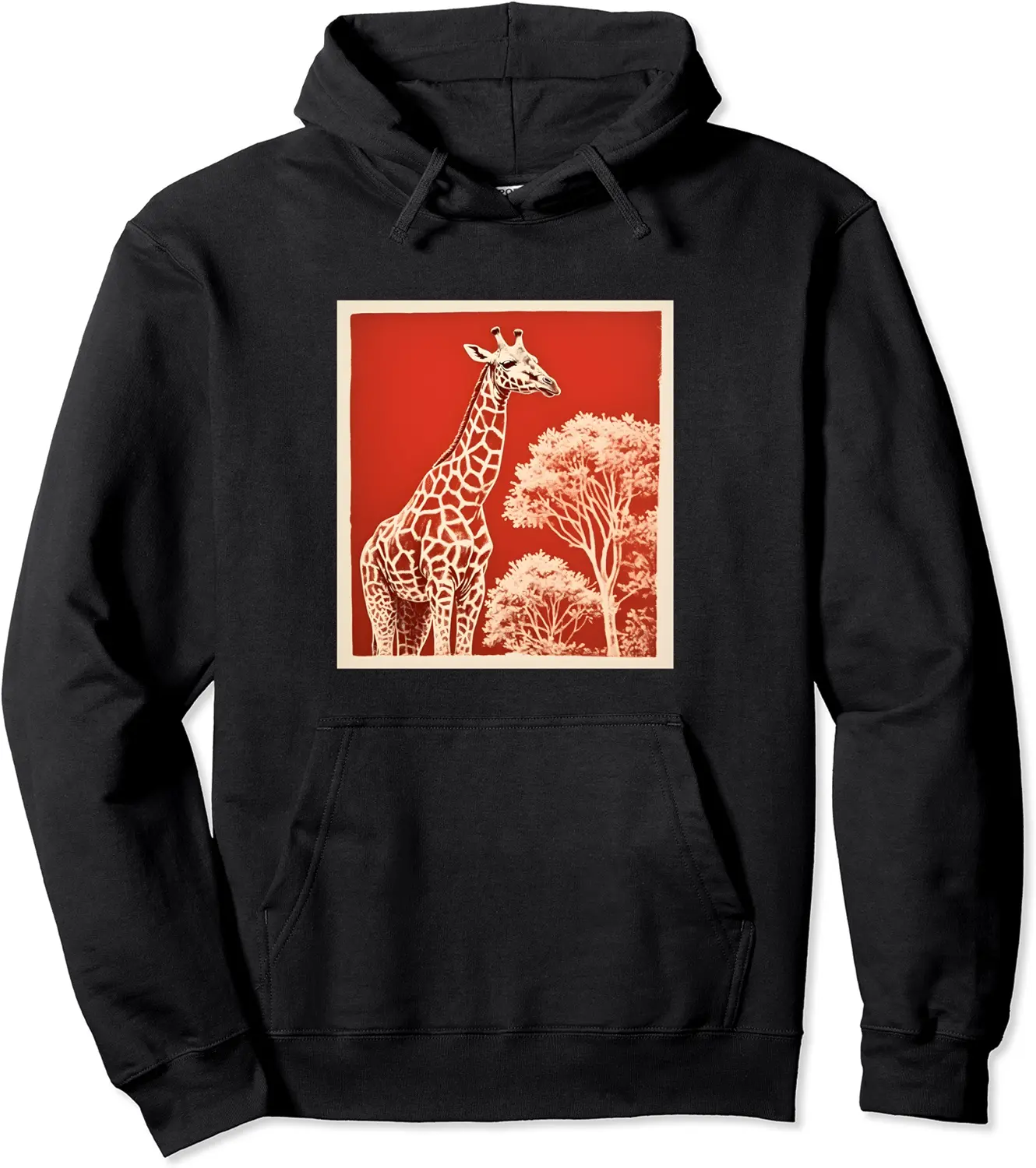 Giraffe Vintage Retro Energy Transition Environment Nature Ecology Pullover Hoodie - Lydiagarcia Shop 78B0CMW2YN3J