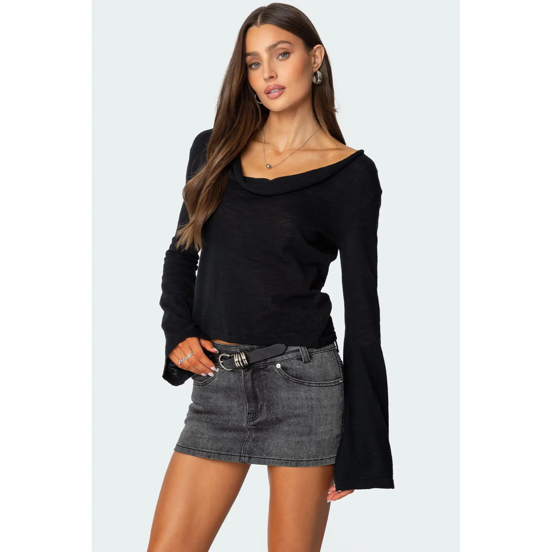 Amira Cowl Neck Sweater Amira Cowl Neck Sweater