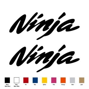 Ninja Decal Vinyl Sticker For Bike Motorcycle