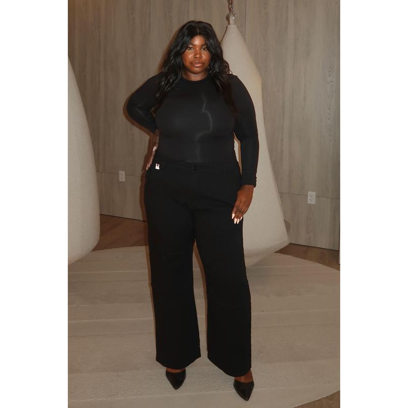 UNIVERSAL PANEL PANT IN JET BLACK