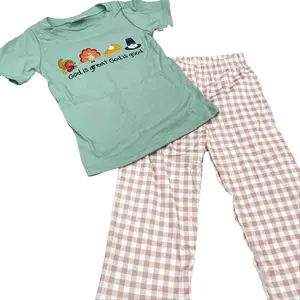 boy thanksgiving outfit vinyl god is great god is good turkey outfit