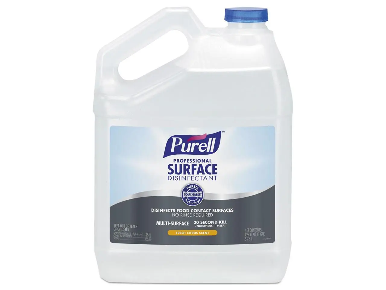 Professional Surface Disinfectant, Fresh Citrus, 1 gal Bottle 434204