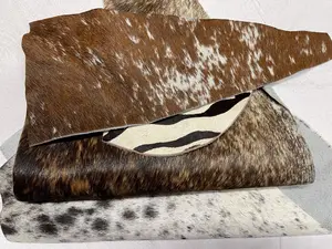 Hair on Hide Leather pieces - 1 pound bag