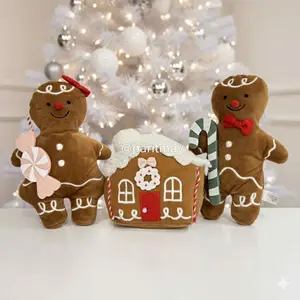 Target Bullseye's Christmas 2025 Gingerbread Man, Woman, House SET OF 3 (NEW)