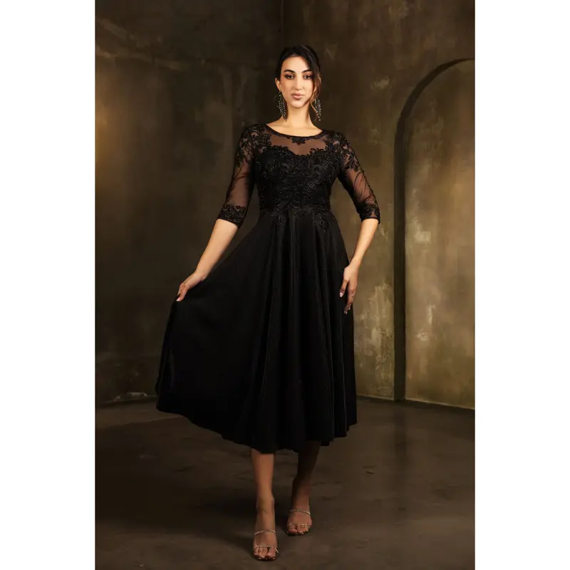 funeral dress in black for women & ladies plus size - TikTok Shop