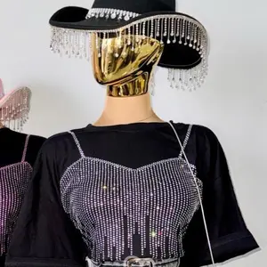 Rhinestone Corset Design Tshirt