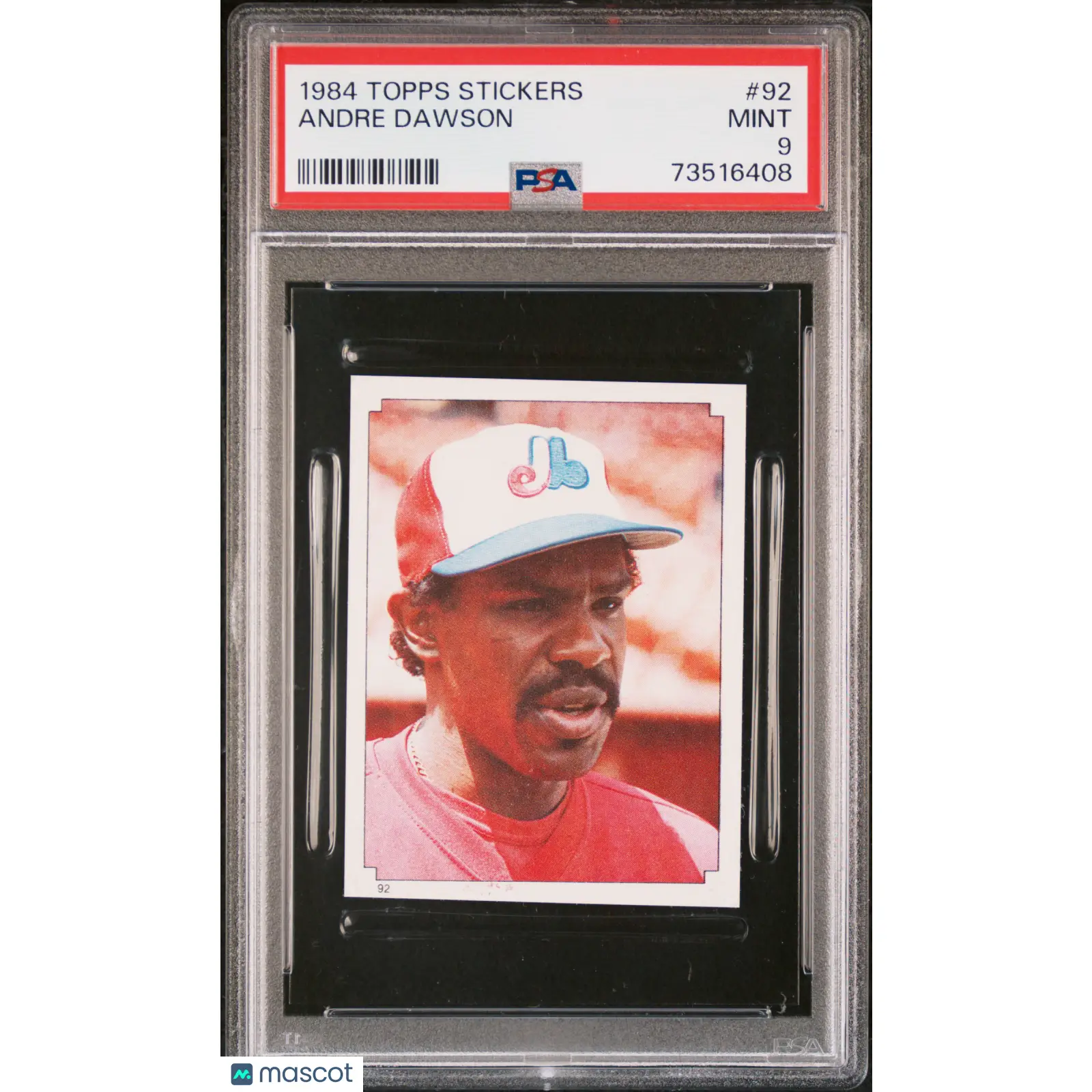Andre Dawson PSA 1984 Topps Stickers Baseball #92 9 73516408