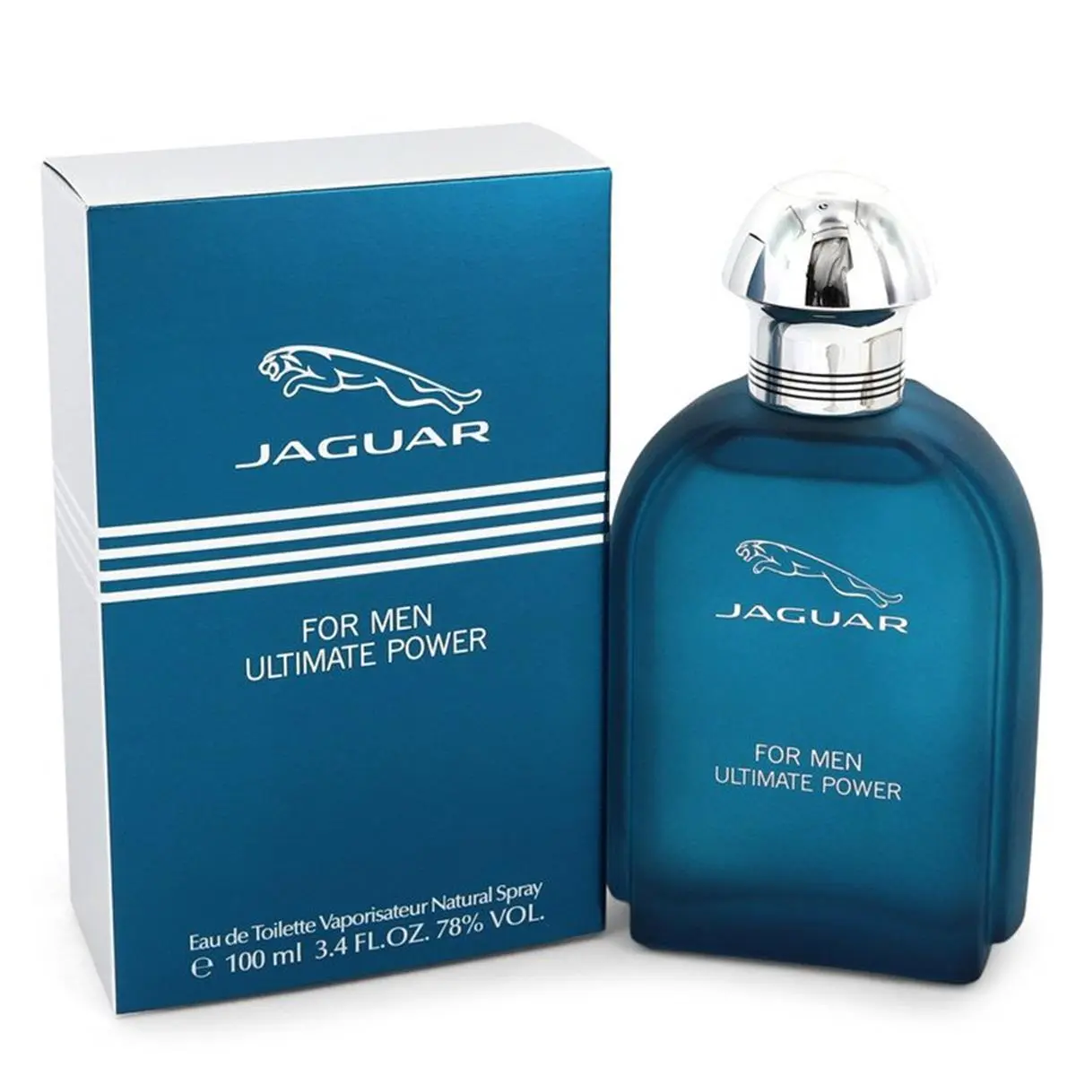 JAGUAR Ultimate Power Eau de Toilette for Men, Long Lasting Aromatic Fruity Scent with Notes of Citrus and Mint, Cologne Spray, 3.4 oz, Edp Sprays, Fruity Scent Men's Fragrance, Lasting Effects Men's Fragrance