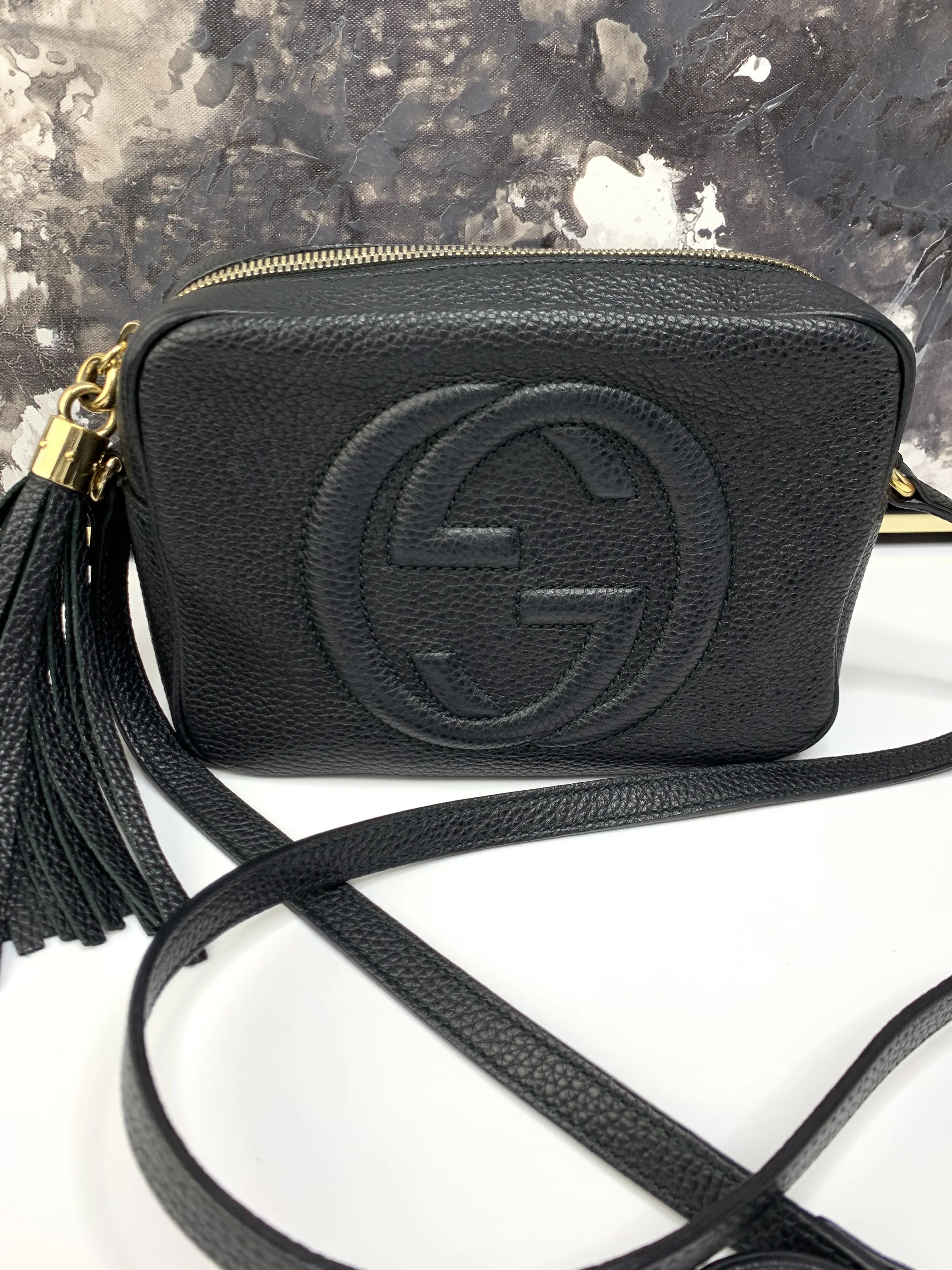 Pre-owned GUCCI leather Crossbody Bags Soho DIsco