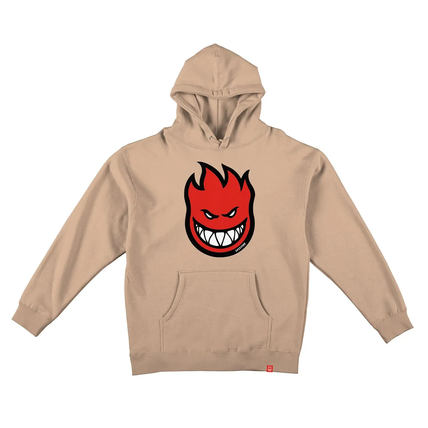 Spitfire Wheels Hoody Bighead Fill Pullover Sandstone/Red