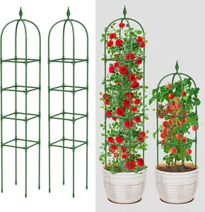 2-Pack 6Ft Garden Trellis – Rustproof Plant Support for Vines, Flowers & Vegetables