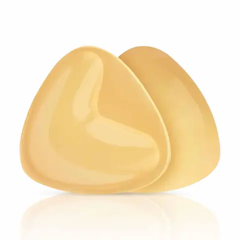 Self-Adhesive Silicone Bra Pads, Sticky Thick Triangle-Shaped Push-Up Breast Inserts, Bra Pack, Bra Inserts, Replaceable Chest Pads, Invisible Bra Accessories