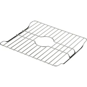 304 Stainless Steel Sink Protector Rack  Rust-Resistant Grid for Kitchen Sink Bottom, Scratch Prevention, Drainage Support,(Medium) (16.15"x12.4")