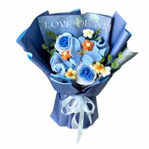 Eternal Sunflower Bouquet|Handmade yarn flowers are the first choice for gifts💐