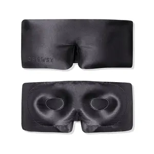 Drowsy Sleep Co Silk Eyelash Protecting Mask - Moonlight Shadow