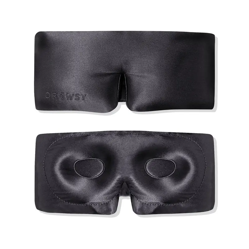 Drowsy Sleep Co Silk Eyelash Protecting Mask - Moonlight Shadow