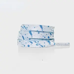 Powder Blue Splatter laces