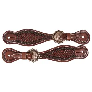 Schneiders Ladies Copper Concho Spur Straps