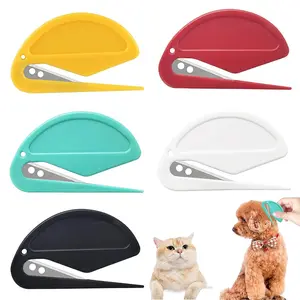 5Pcs Knotting Comb for Cats, Pet Knotting Comb De knotting comb for Dog Pet Hair Removal Tool Cat Dog Grooming Supplies Matted Fur Remover