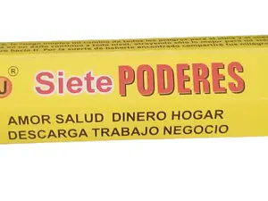 Siete Poderes 7 Powers Incense - Aroma Scented Freshener for Home Fragrance