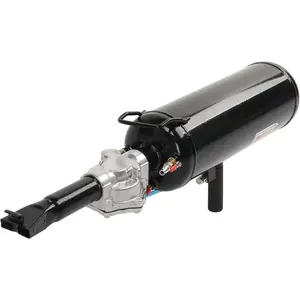 TUFFIOM 2.1 Gallon Air Tire Bead Blaster Seater w/Pressure Gauge & Handle, Wheel Trigger Seating Tool Inflator Tank for Motorcycle ATV Car, 87-116PSI Operating Pressure, Black