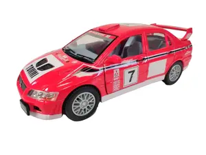 KINSMART 1:36 Mitsubishi Lancer Evolution VII{Street Fighter} scale diecast