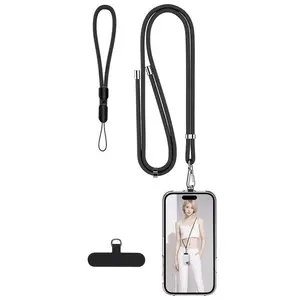 ENVISAOC Phone Lanyard Kit, 1 Set Adjustable Anti-theft Phone Lanyard with Phone Case Strap, Phone Wrist Strap, Universal Phone Accessories for Women & Men