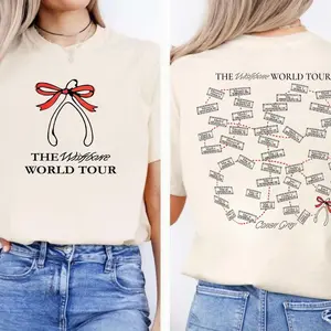 Conan Gray Wishbone World Tour 2026 T-Shirt, Front and Back Concert Tee, Tour Date Graphic Shirt, Unisex Fan Merch Gift