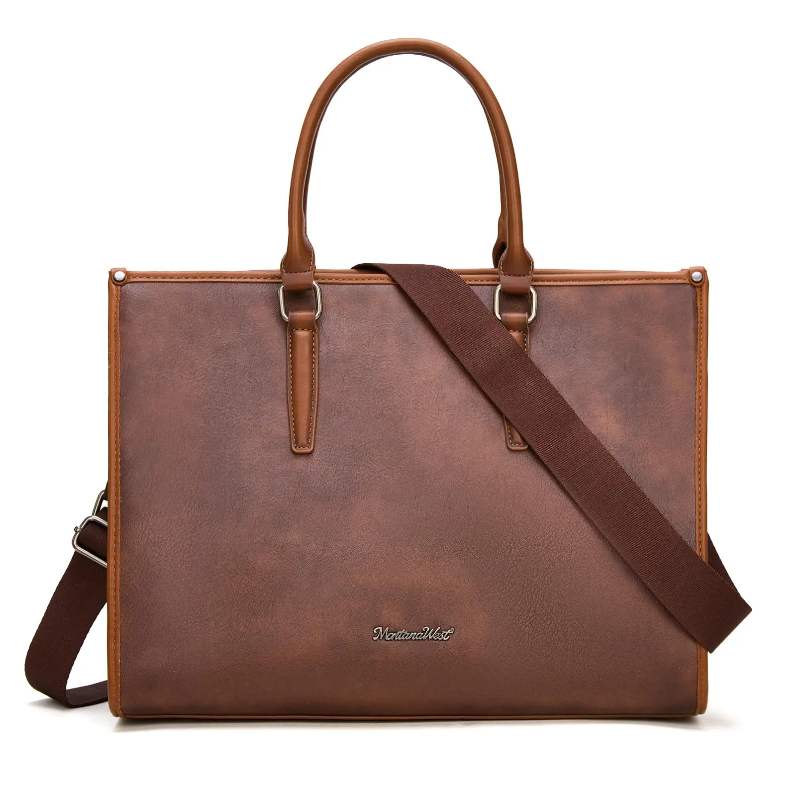 Montana West Laptop Tote Bag for Women 15.6 Inch Computer Bags With Adjustable Shoulder Strap
