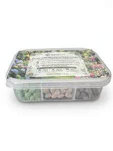 VIESRAHE 3-in-1 Plant Fertilizer Sticks Slow Release Probiotic Soil Regenerator for Indoor Outdoor Plants Root Booster & Soil Enrichment Sticks for Flowers Succulents Houseplants