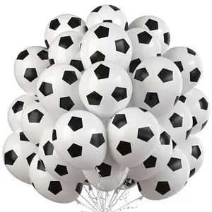 20/50count 12inch Football Balloons Soccer Helium Latex Balloon Boy Football Sports Birthday Party Decorations Supplies Kids Toy