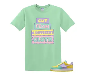 Emerald Rise Yellow Pulse Sneaker Inspired Shirt Pastel Pink Foam Graphic Tee Durable High Quality Unisex Crewneck for Adults and Yout