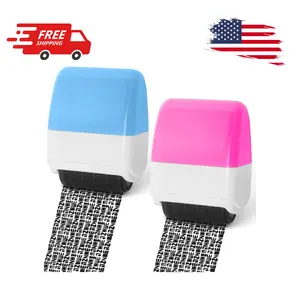 2 Pack Identity Theft Protection Roller Stamp