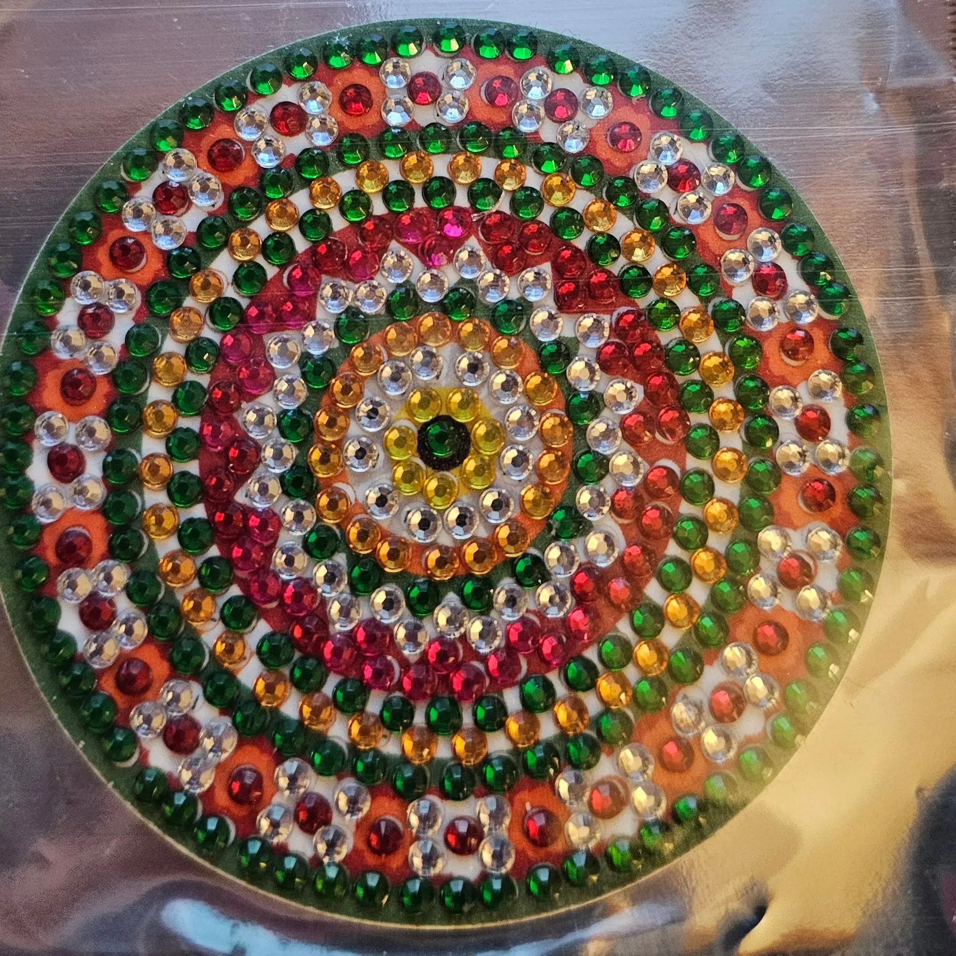 Diamond Art - Mandala Handcrafted Magnet-23