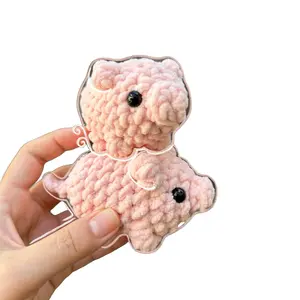 Crochet Baby Pig Plush Toy for Kids - Soft and Cuddly Stuffed Animal