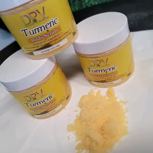 DPV Tumeric Body Scrub Organic Fragrance Free