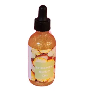 Pineapple Kiwi Natural Shimmer Body Oil - Luxurious Moisturizing Face & Body Oil for Dry or Normal Skin - Massage Oil hydrating Fragrance Moisture